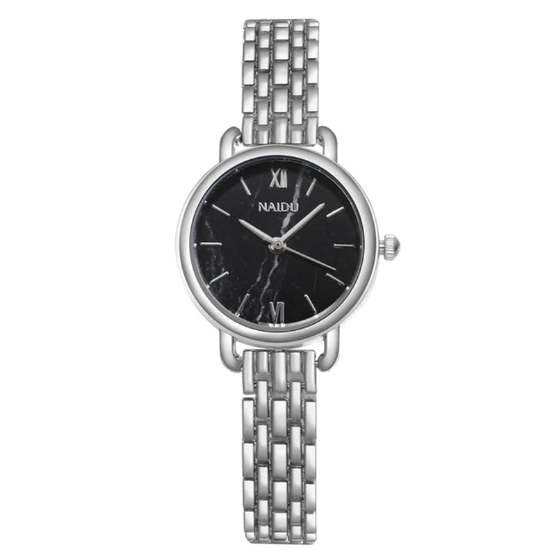 Naidu Women's Rose Gold Quartz Bracelet Watch