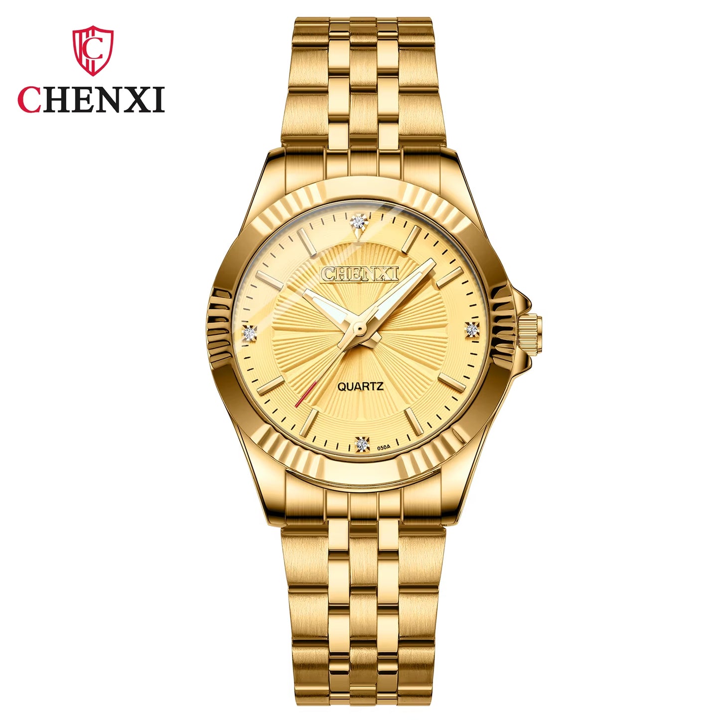 Golden Affinity Couple's Watch Set