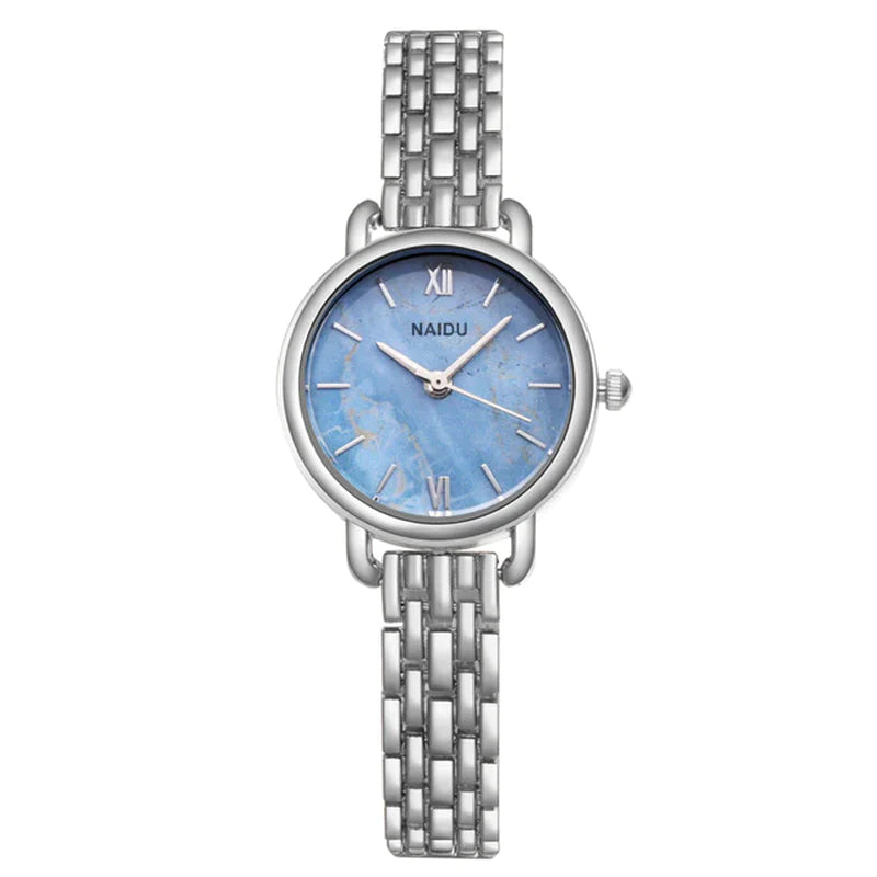 Naidu Women's Rose Gold Quartz Bracelet Watch