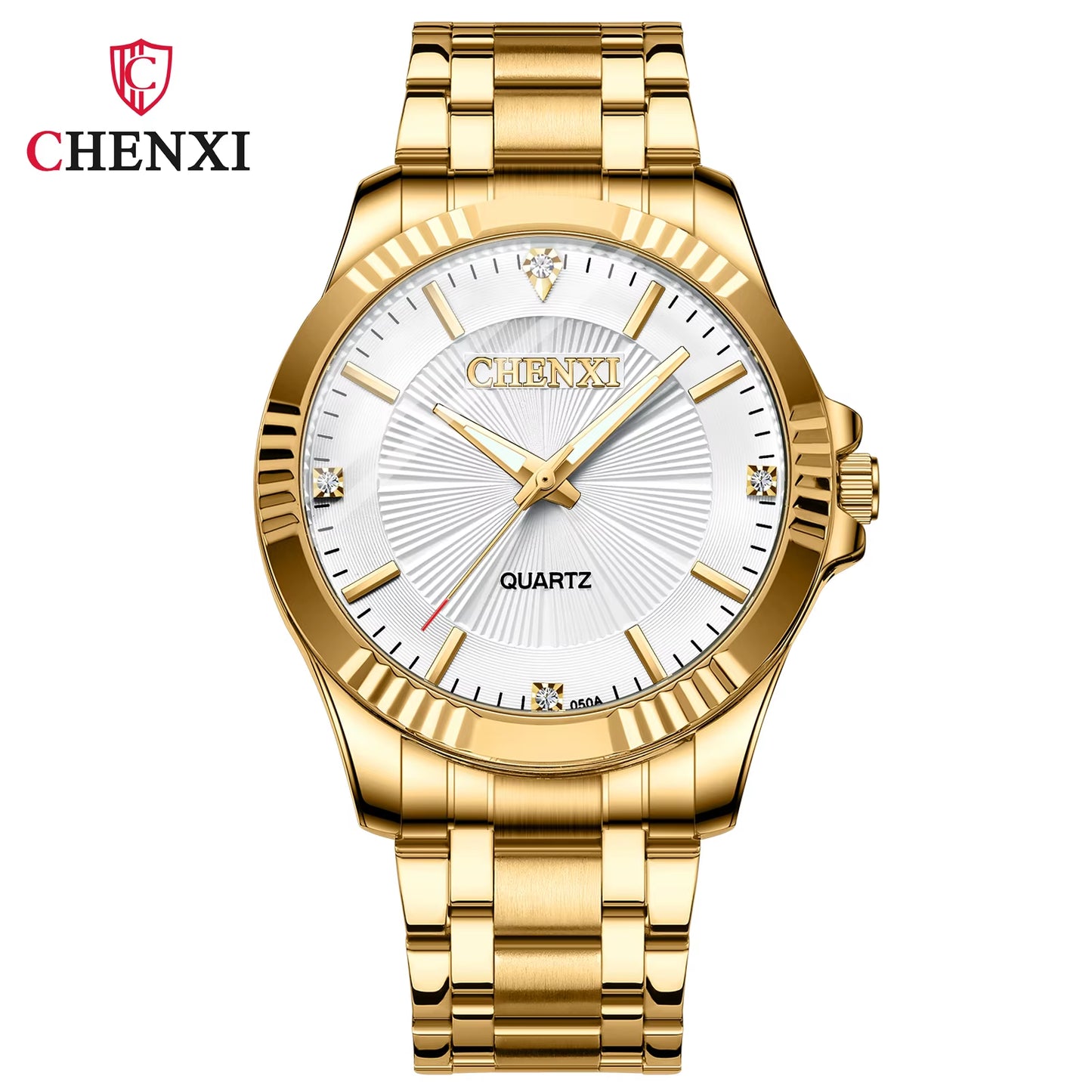 Golden Affinity Couple's Watch Set