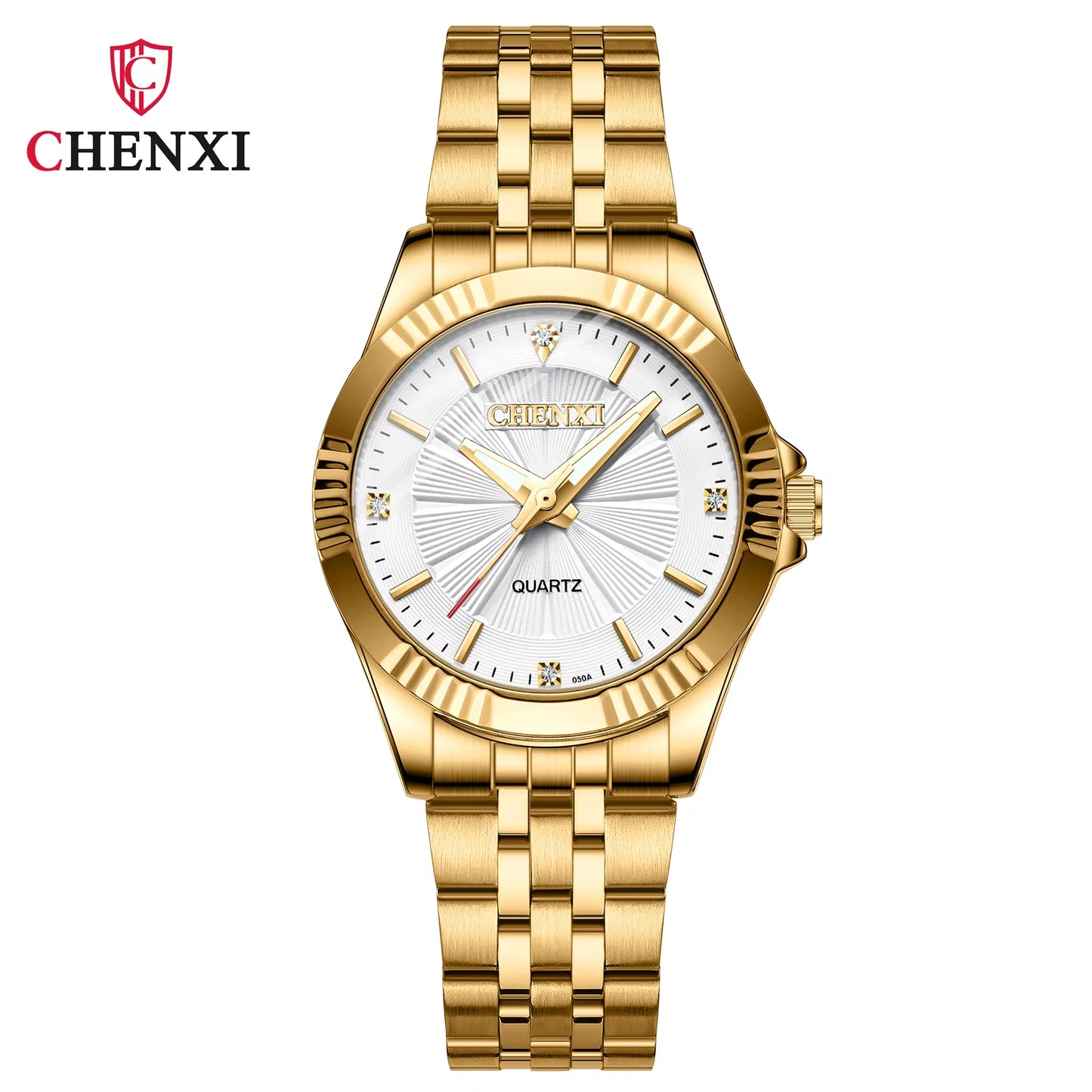 Golden Affinity Couple's Watch Set