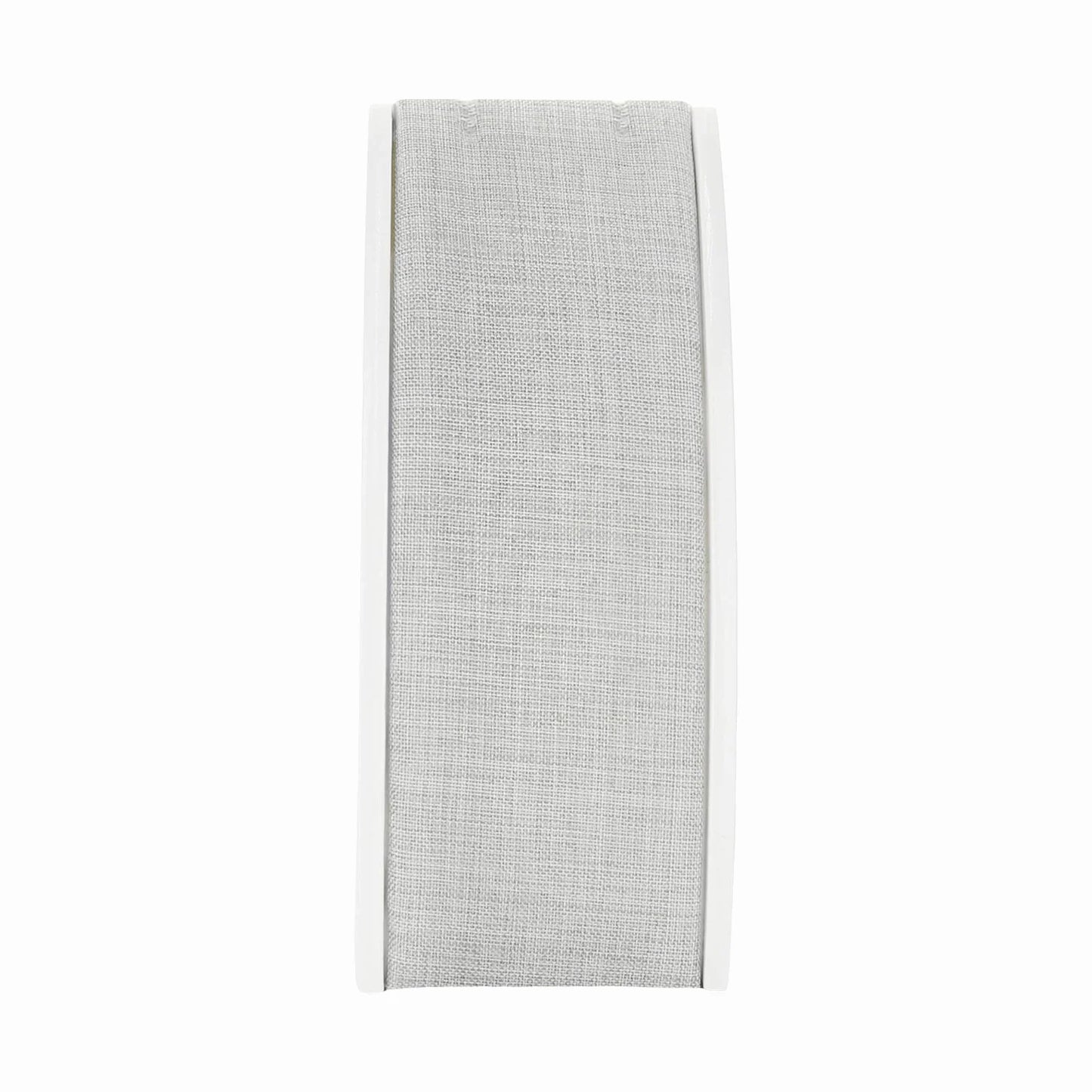 Single Necklace Display in Gray Linen and Glossy Pure White Finish - Set of 2