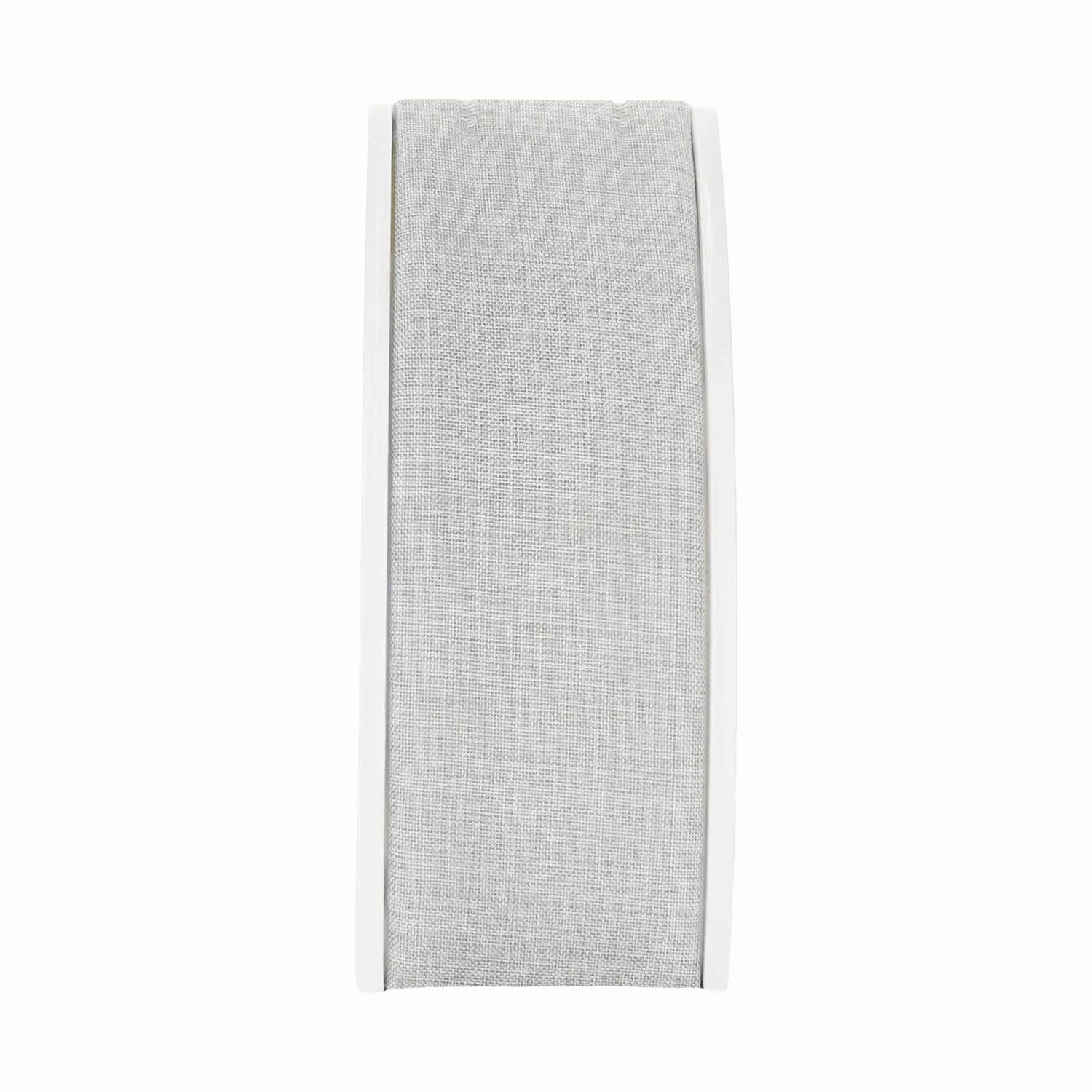 Single Necklace Display in Gray Linen and Glossy Pure White Finish - Set of 2