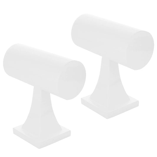 T-Bar Display White Laquer- Set of 2