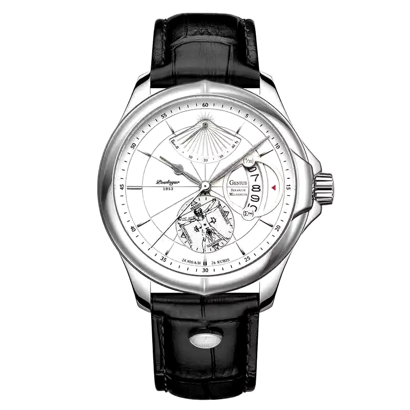 Men's Luxury Sport Watch – Waterproof, Luminous Leather, Date Display